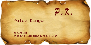 Pulcz Kinga névjegykártya